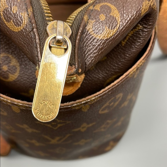 Louis Vuitton Brown Monogram Tote - Picture 3 of 7